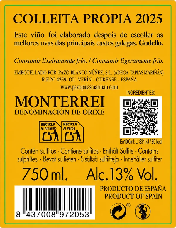 Colleita Propia Blanco - Imagen 2